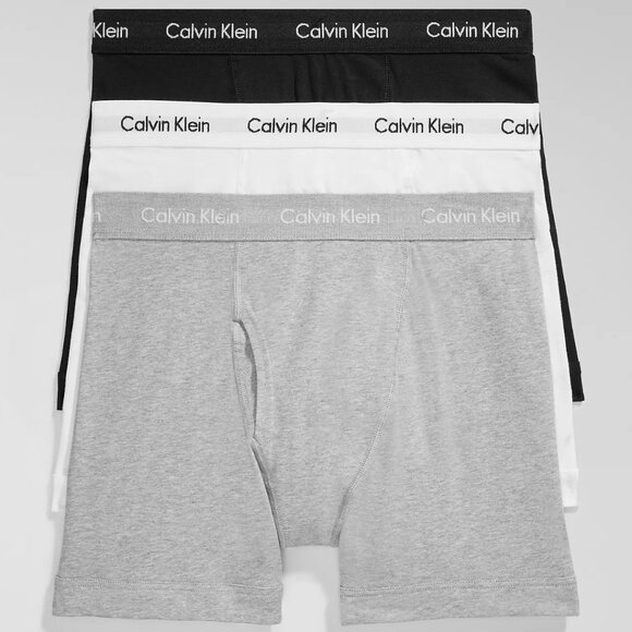 Calvin Klein Cotton Stretch 3-Pack Boxer Brief - Picture 1 of 4